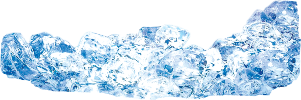 Лед на прозрачном фоне