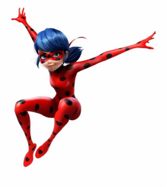 Леди баг и СУПЕРКОТ на белом фоне
