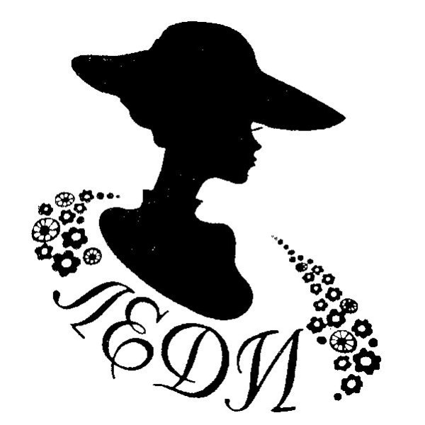 Леди в шляпе логотип