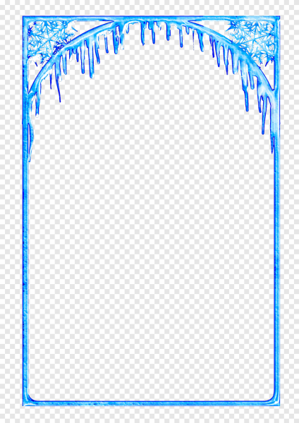 Рамочка зимние узоры