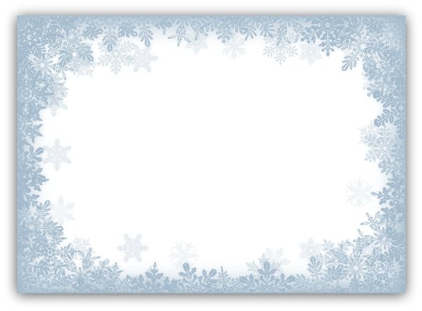 Зимняя рамка