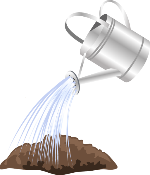 Струя из лейки