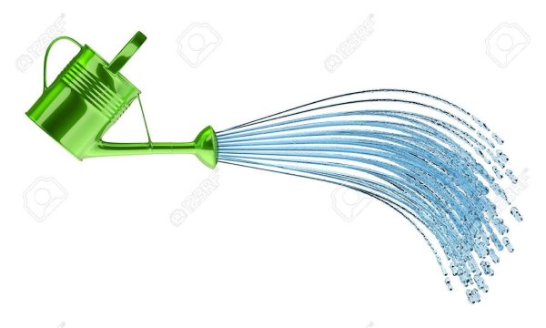 Вода из лейка дети