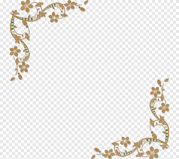 Украшения для рамок на прозрачном фоне