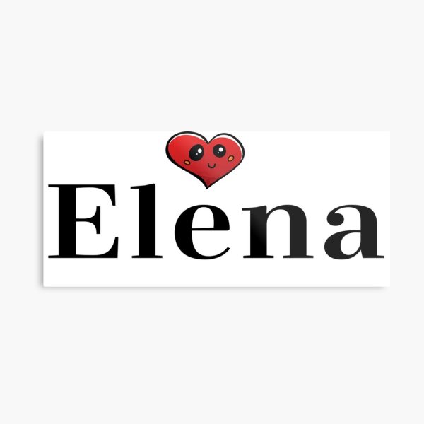 Красивая надпись имени Елена