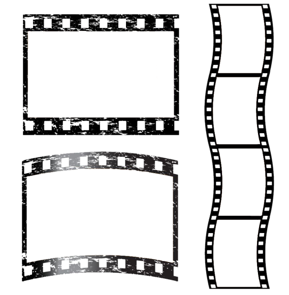 Рамка в виде фотопленки