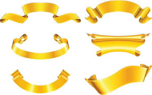 Желтая ленточка для надписи