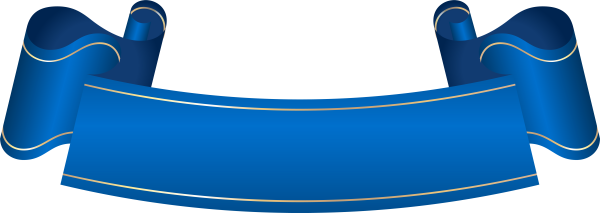 Голубая лента для надписи