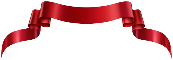 Праздничная лента на прозрачном фоне