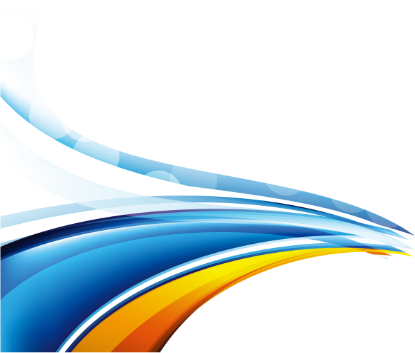 Желтоголубая абстракция на белом фонн