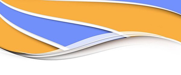 Синий оранжевый полоски