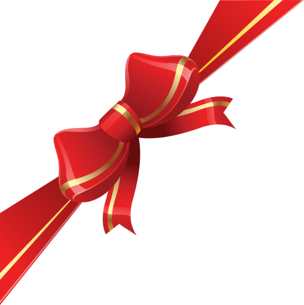 Лента подарочная на угол