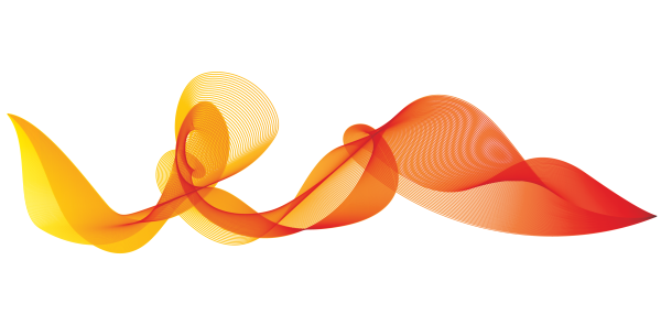 Оранжевые линии на прозрачном фоне