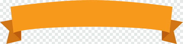 Оранжевая ленточка для надписи