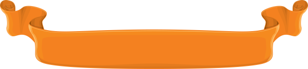 Оранжевый лента-баннер