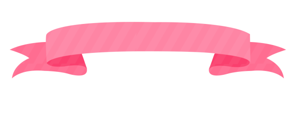 Розовая лента для надписи