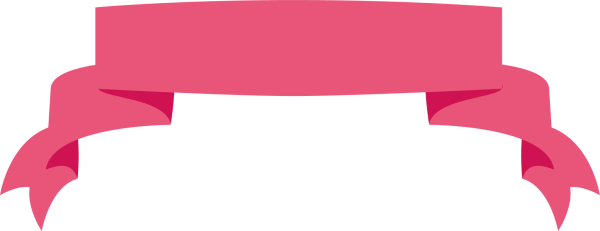 Розовая лента для надписи