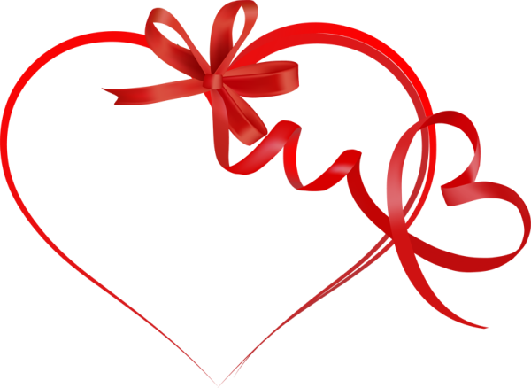 Сердце с бантиком