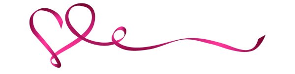 Лента в виде сердца