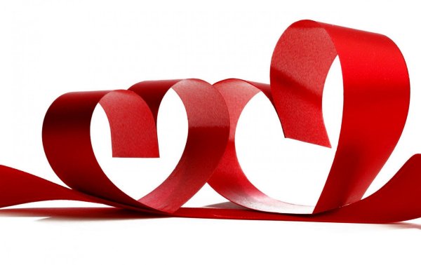 Сердечко с ленточкой