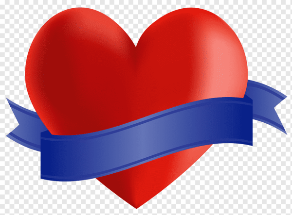 Сердце с ленточкой