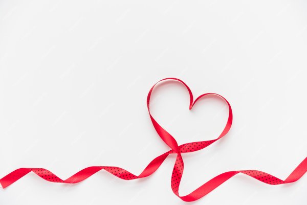 Сердечко с ленточкой