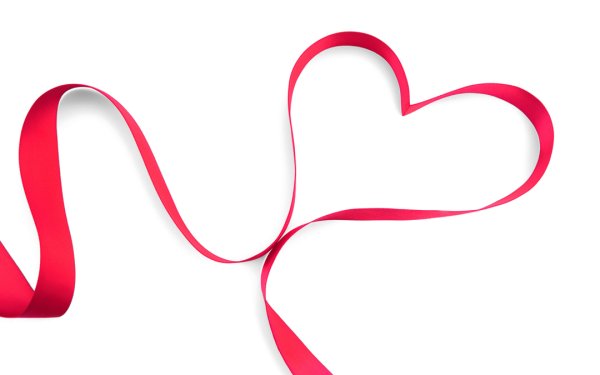 Сердечко с ленточкой