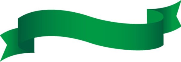 Салатовая ленточка для надписи