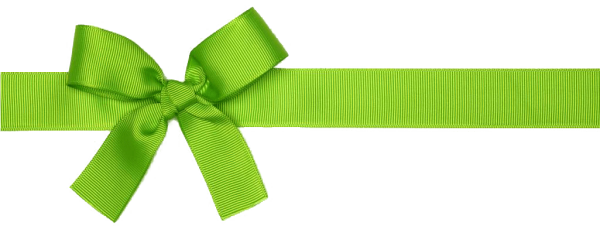 Зеленый бант