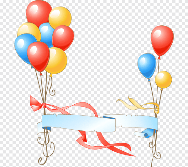 Приглашение с шариками