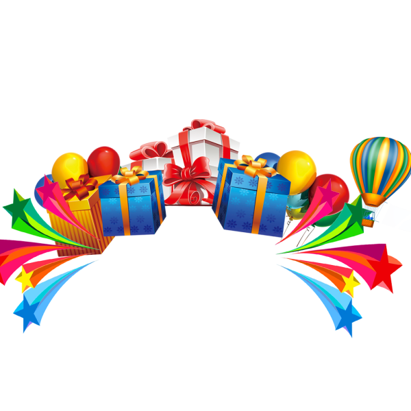 Праздничная рамка из подарков