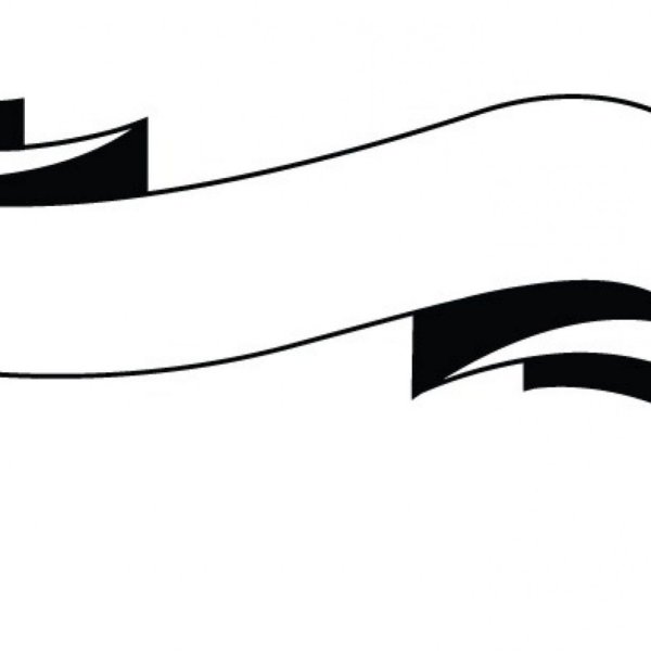 Ленточка силуэт