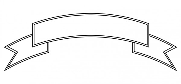 Ленточка контур