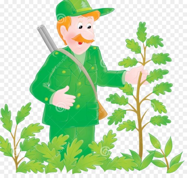 Лесник иллюстрация