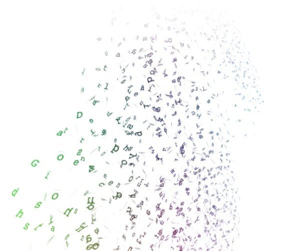 Буквы сыпятся