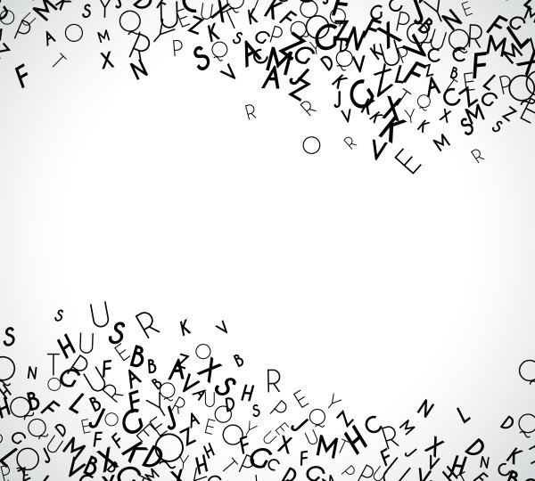 Летящие буквы