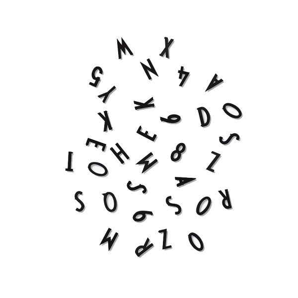 Падающие буквы