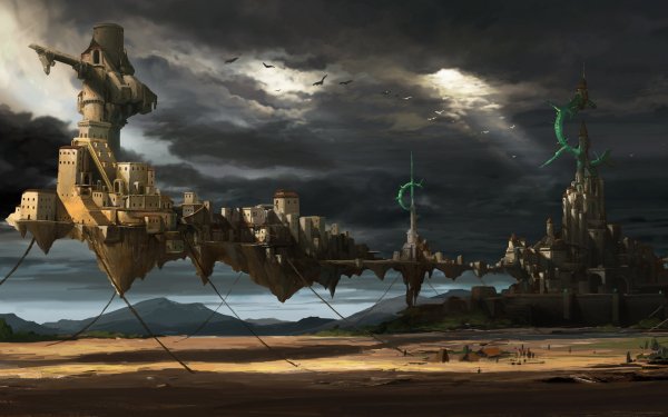 Фэнтези город