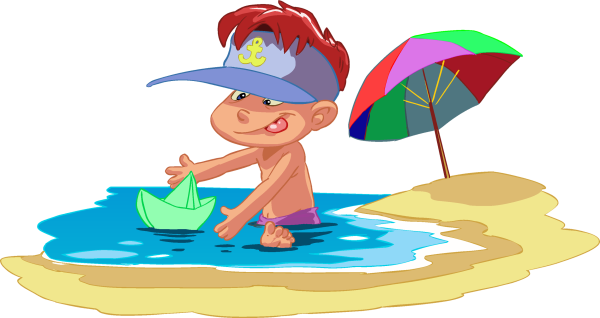 Мультяшка купается