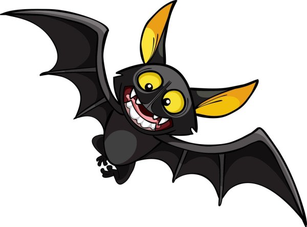 Летучие мыши мультяшные