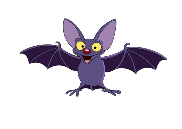 Летучая мышь цветная для детей