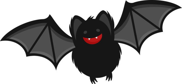 Летучая мышь мультяшная