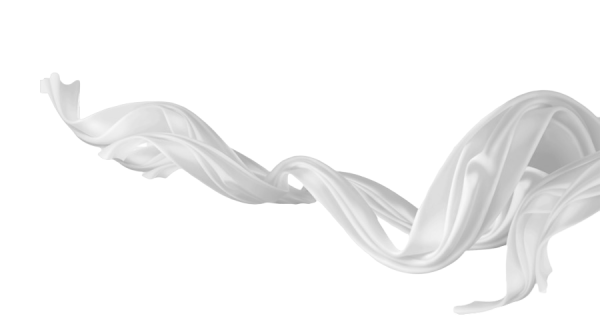 Летящая белая ткань