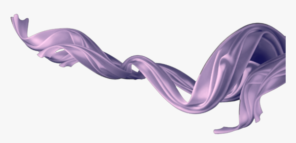 Шелковая ткань летит