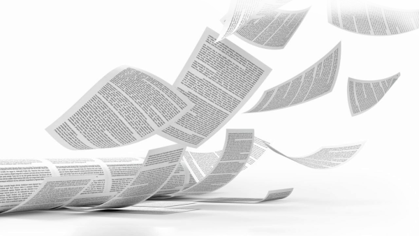 Летающие книжные листы