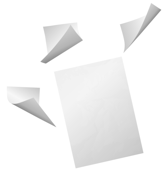 Падающие листы бумаги