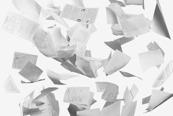 Разбросанная бумага