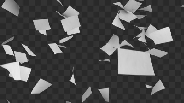 Разбросанные листы бумаги