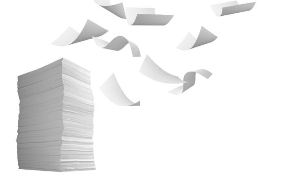 Летающая бумага