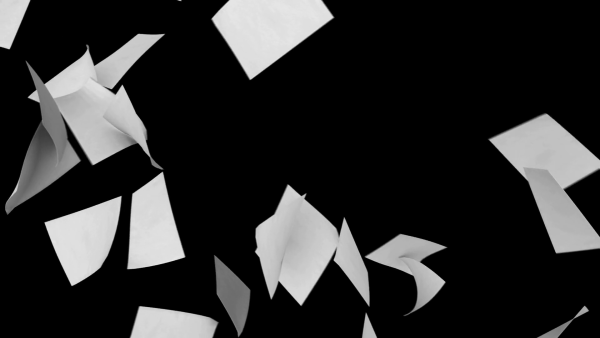 Бумага летит